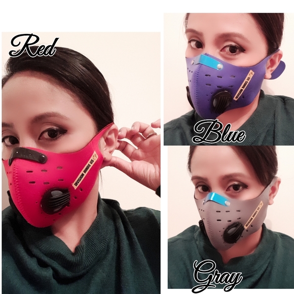 1Set Dual Breathing Valve Neoprene Face mask Vents - Picture 4 of 12